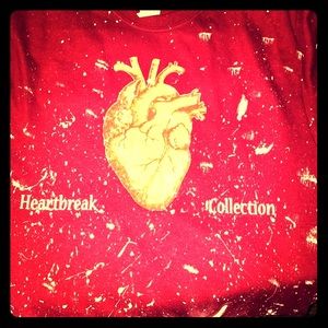 Maroon HeartBreak Collection shirt